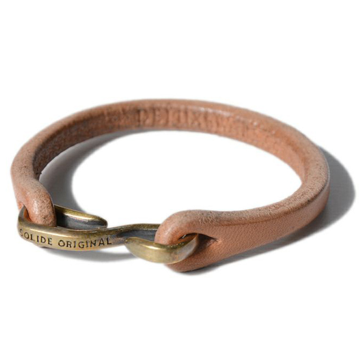 DELUXEWARE デラックスウエア ブレスレッド DLE-001 LEATHER BRACELETの画像