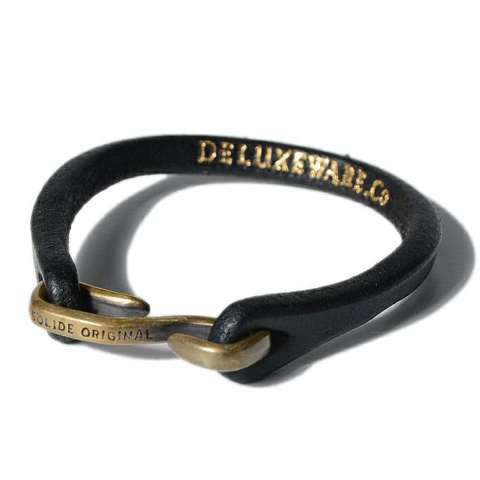 DELUXEWARE デラックスウエア ブレスレッド DLE-001 LEATHER BRACELETの画像