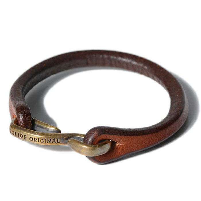 DELUXEWARE デラックスウエア ブレスレッド DLE-001 LEATHER BRACELETの画像
