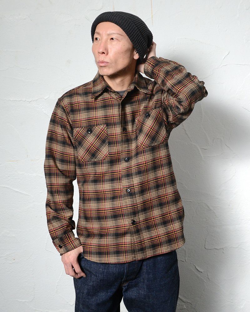 DELUXEWARE(デラックスウエア) ネルシャツ HV-60 MULTCH CHECK NEL DELUXEWARE(デラックスウエア) ネルシャツ HV-60 MULTCH CHECK NEL