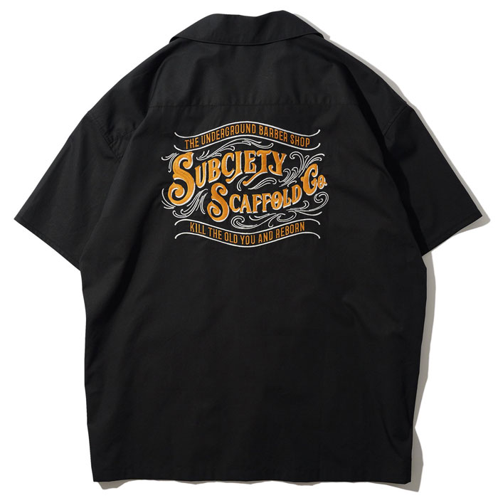 Subciety SUBCIETY サブサエティ シャツ BARBER SHIRT 103-22857