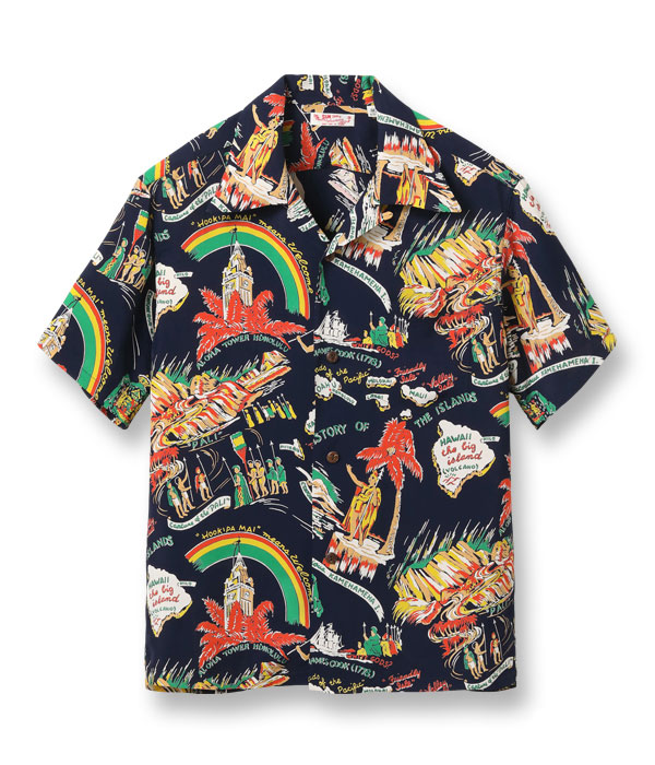 SUN SURF サンサーフ アロハシャツ SS39013 RAYON HAWAIIAN SHIRT 