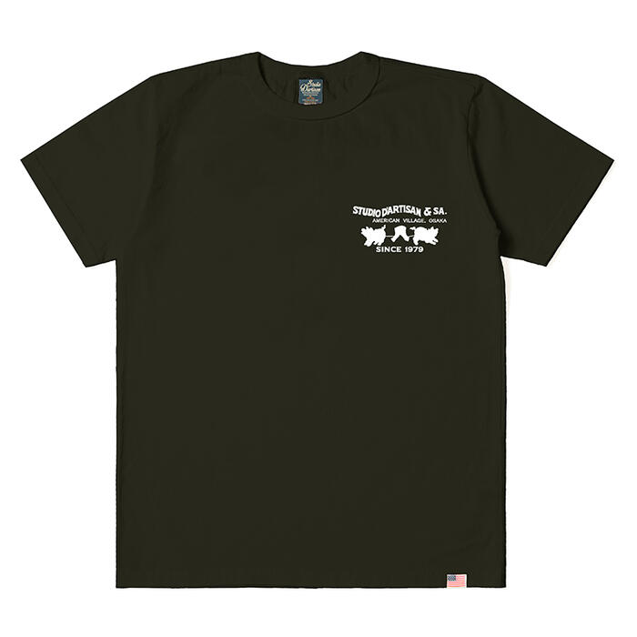 ダルチザン STUDIO D&apos;ARTISAN Tシャツ USAコットン定番プリントTシャツ 8145...