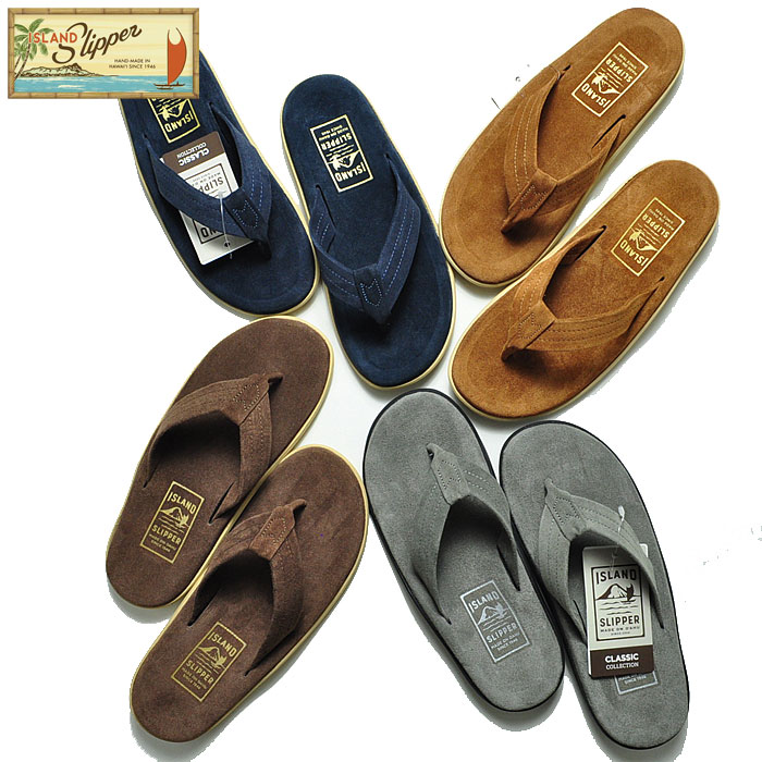 アイランドスリッパ ISLAND SLIPPER スウェード メンズ PT203 PB203 レザー SUEDE LEATHER サンダル