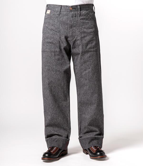 SUGAR CANE シュガーケーン ワークパンツ SC41825 9oz. BLACK COVERT