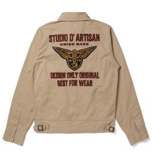 ダルチザン STUDIO D&apos;ARTISAN ジャケット 刺繍サテンジャケット 4570 メンズ ア...