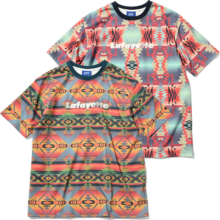 Lafayette ラファイエット Tシャツ NAVAJO NAITIVE PATTERN