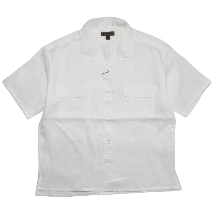 NIGEL CABOURN ナイジェルケーボン シャツ OPEN COLLAR SHIRT - LINEN