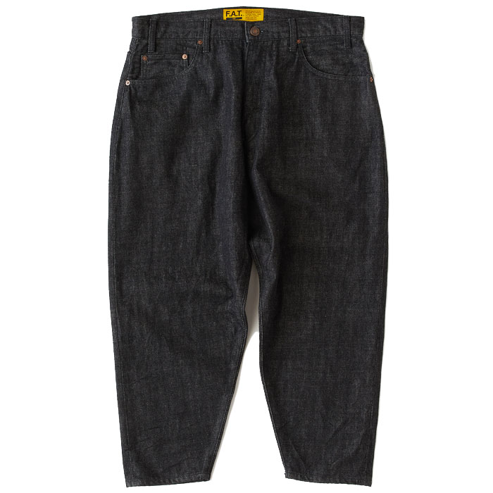 【タグ付き未使用】エフエーティー　デニムパンツ　S　ブラック A.F ARTEFACT - デニムタックスリムバギーパンツ / Denim Tuck Slim