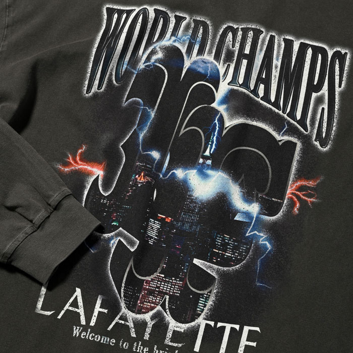 Lafayette（ラファイエット） LFYT Tシャツ WORLD CHAMPS L/S TEE