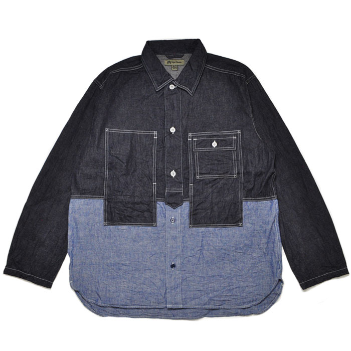 NIGEL CABOURN ナイジェルケーボン シャツ UTILITY SHIRT TYPE2 10oz