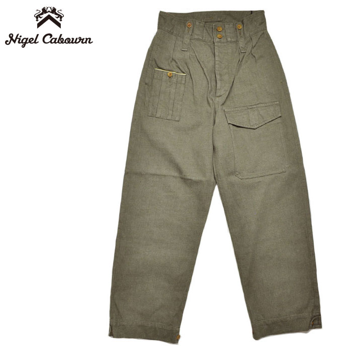 NIGEL CABOURN（ナイジェルケーボン） パンツ ブリティッシュアーミー
