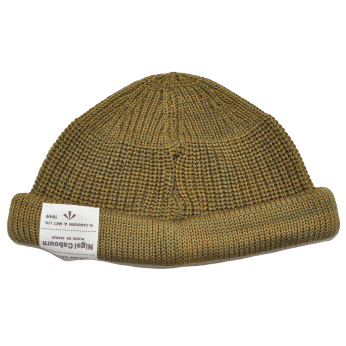 Nigel Cabourn ナイジェルケーボン ニット帽 BEANIE COTTON ビーニー コットン 80480066010 :  80440066010 : firstadium - 通販 - Yahoo!ショッピング