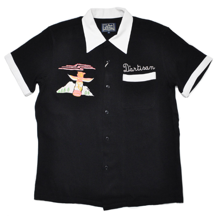 ダルチザン STUDIO D&apos;ARTISAN シャツ 刺繍ボーリングシャツ 5710 ステュディオダ...