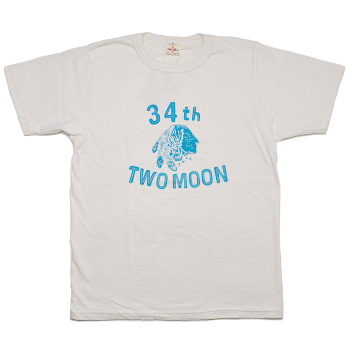 TWO MOON トゥームーン Tシャツ 20321 34th print T-shirt 34th...