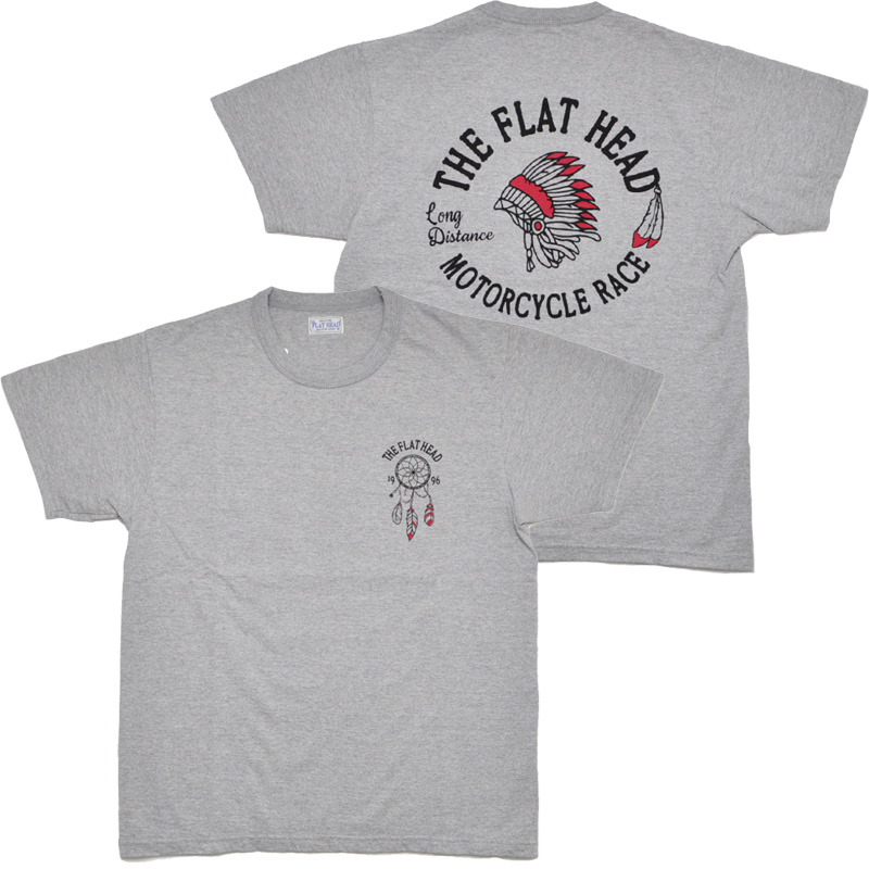 THE FLAT HEAD フラットヘッド Tシャツ T-SHIRT - MOTORCYCLE RA...