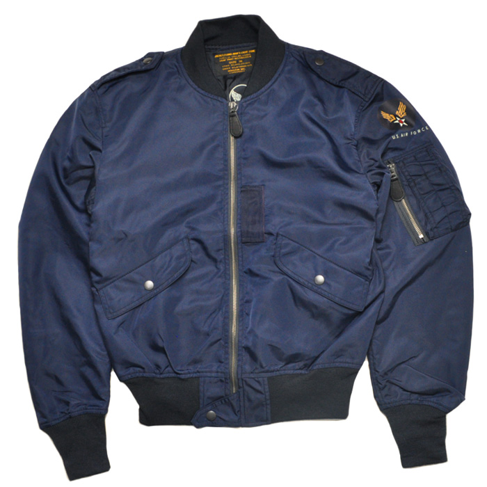 TYPE A-2レザージャケット(NAVY) レザーA-2ジャケット [23WJ-7