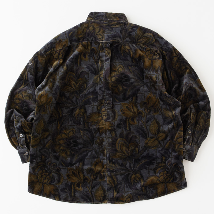 【完売品】FAT フローラルコーデュロイシャツ FAT エフエーティー シャツ BIGARDEN F32420-SH12 コーデュロイシャツ