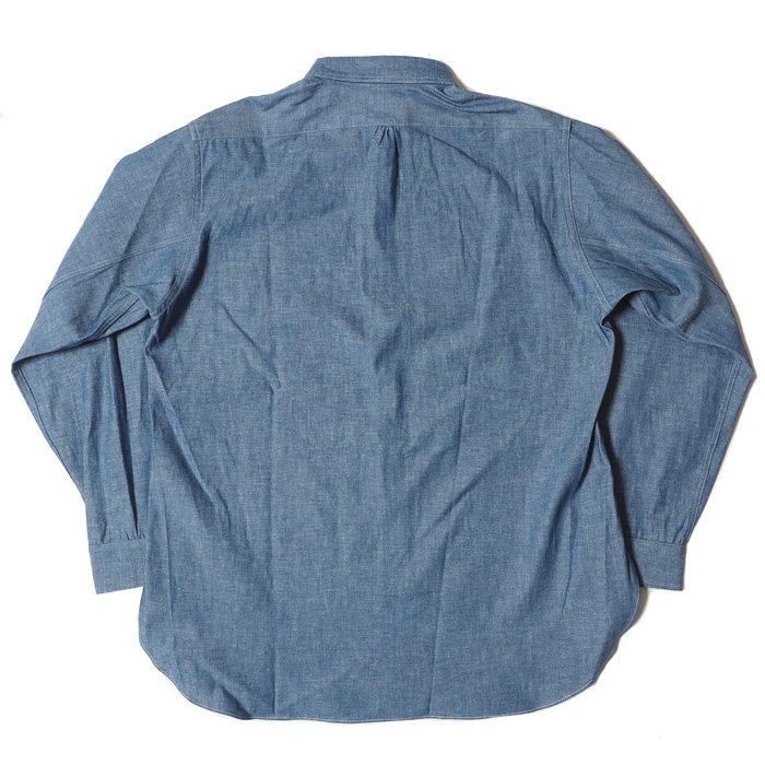 WAREHOUSE（ウエアハウス） シャツ Lot 3047 ROUND COLLAR CHAMBRAY