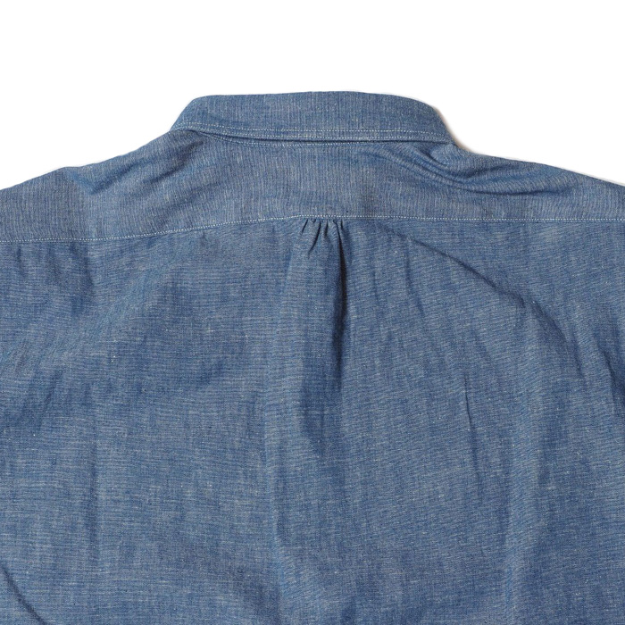 WAREHOUSE ウエアハウス シャツ Lot 3047 ROUND COLLAR CHAMBRAY