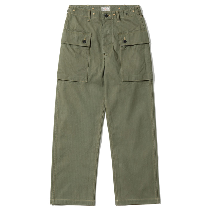 BUZZ RICKSON'S バズリクソンズ パンツ BR42501 U.S. MARINE CORPS M-1944 HERRINGBONE PANTS SHORT_1