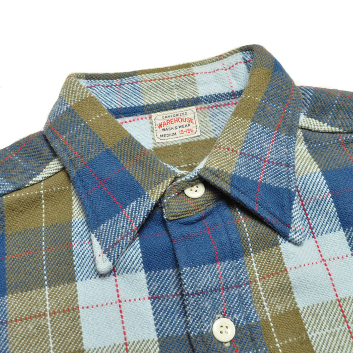 WAREHOUSE(ウエアハウス) ネルシャツ Lot 3104 FLANNEL SHIRTS E柄 WAREHOUSE(ウエアハウス) ネルシャツ Lot 3104 FLANNEL SHIRTS E柄