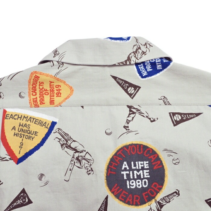 NIGEL CABOURN（ナイジェルケーボン） 半袖シャツ オープンカラー