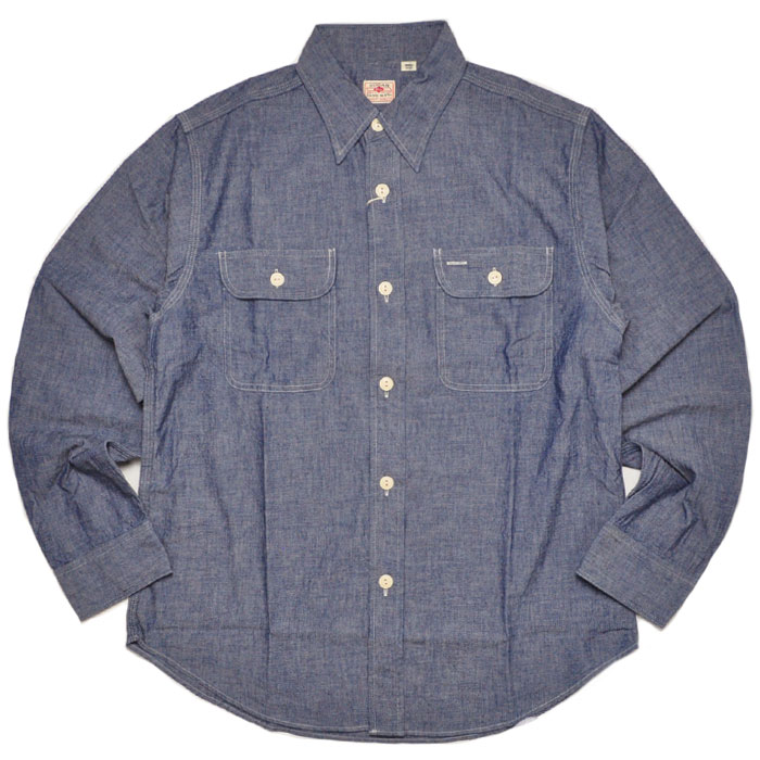 SUGAR CANE シュガーケーン シャンブレーシャツ SC27850 BLUE CHAMBRAY