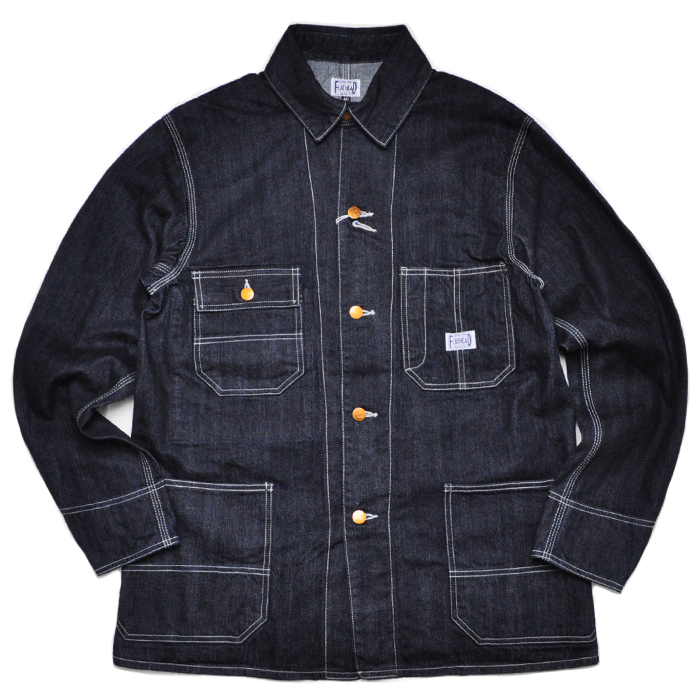 【美品】フラットヘッド　カバーオール　S The Flat Head（フラッドヘッド） フラットヘッド 10oz デニム