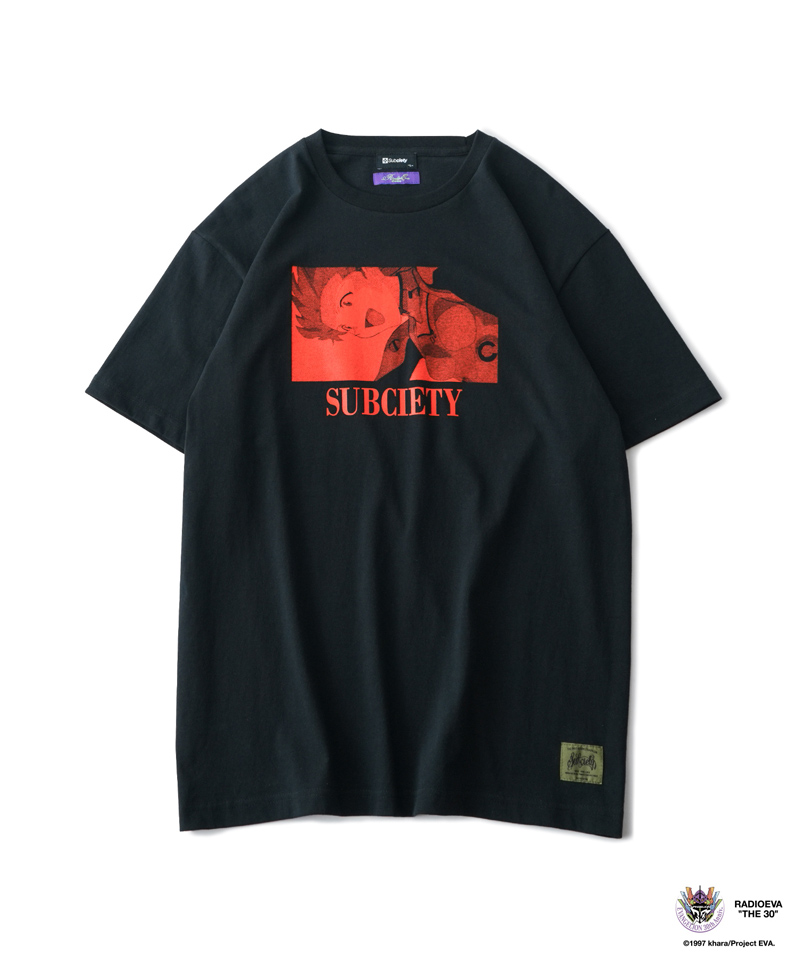 Subciety（サブサエティ） Tシャツ エヴァンゲリオン DISC11 (ASUKA
