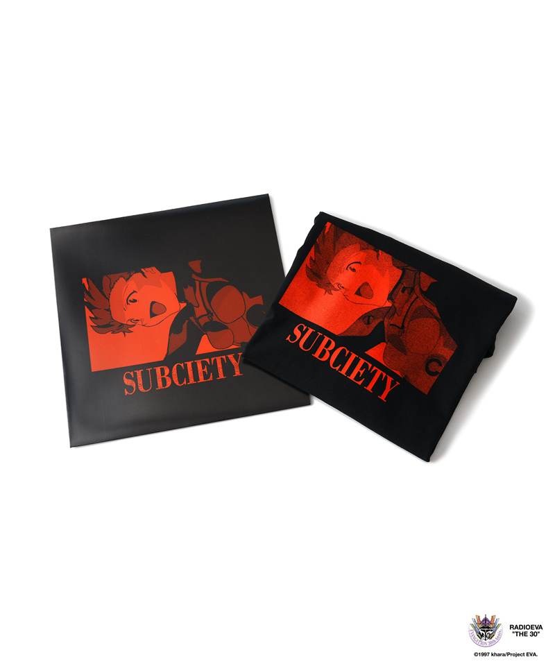 Subciety（サブサエティ） Tシャツ エヴァンゲリオン DISC11 (ASUKA