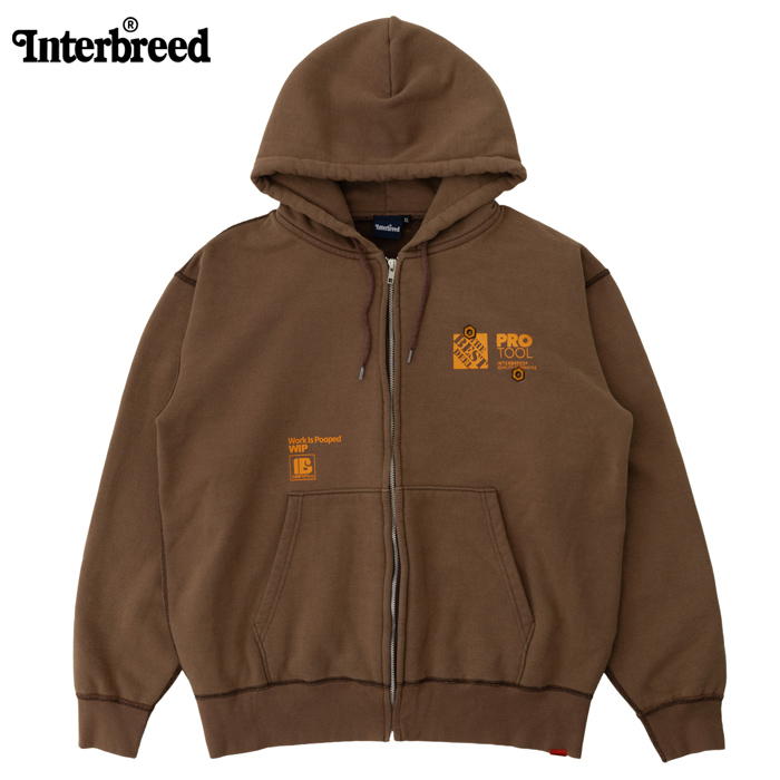INTERBREED（インターブリード） パーカー WIP Faded Zip Hoodie