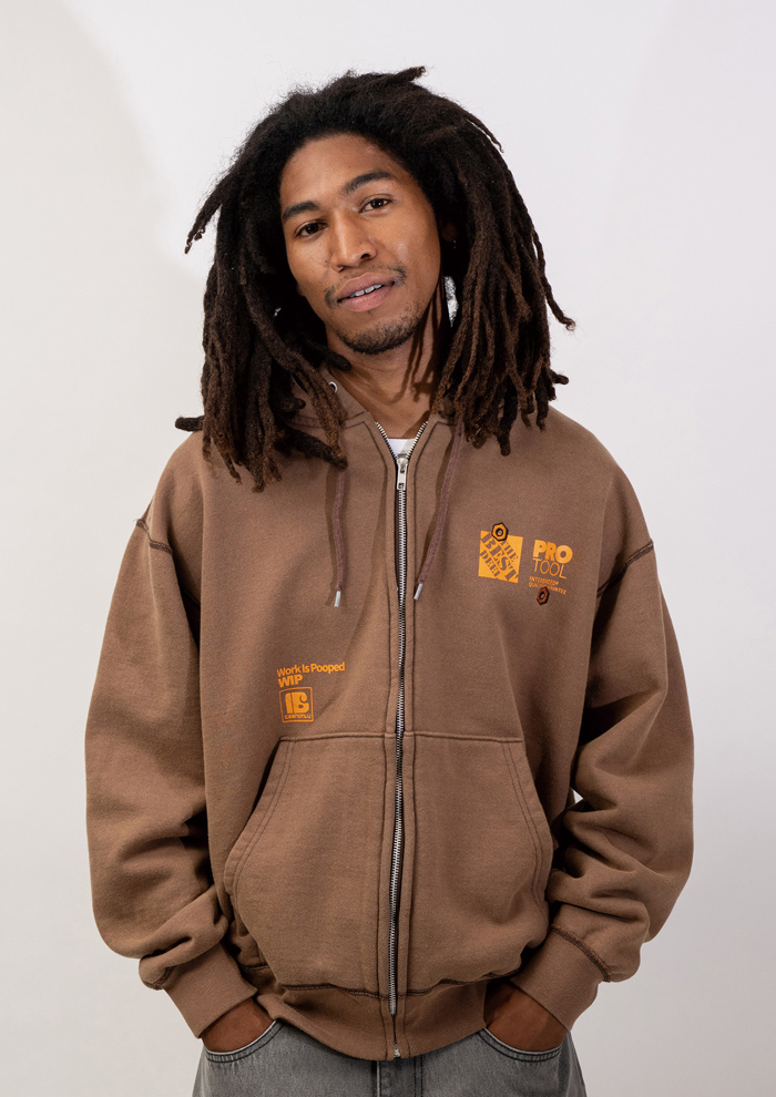 INTERBREED（インターブリード） パーカー WIP Faded Zip Hoodie