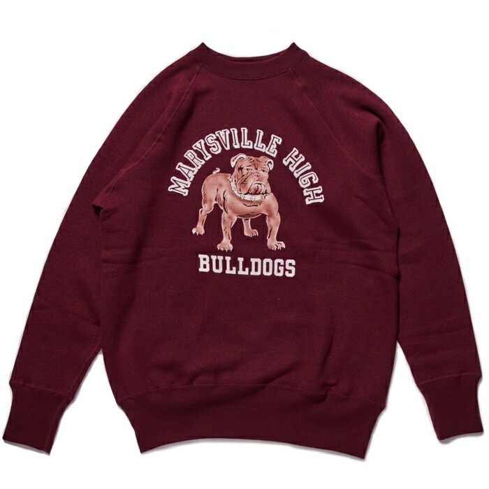 Warehouse lot409ブルドッグ スウェット 44 WAREHOUSE（ウエアハウス） スウェット Lot 409 MARYSVILLE HIGH