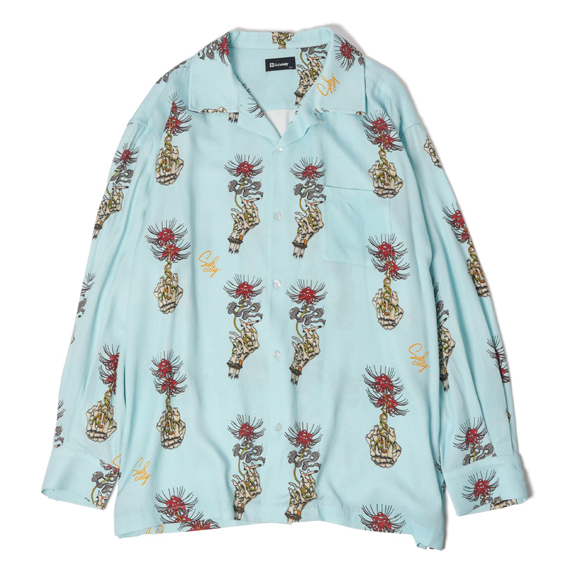 Subciety（サブサエティ） シャツ アロハシャツ Spider lily aloha
