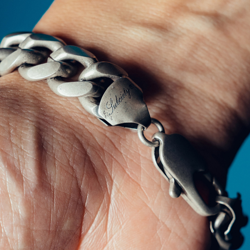 Subciety（サブサエティ） ブレスレット アクセサリー Curb chain