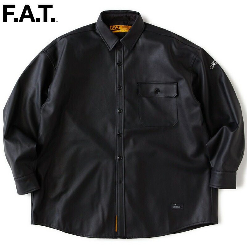 FAT エフエーティー シャツ HANGAR F32610-SH04 フェイクレザー