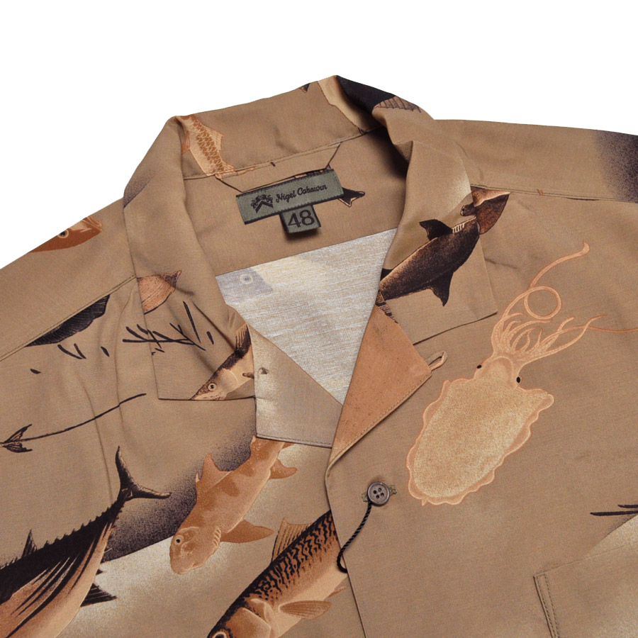 NIGEL CABOURN（ナイジェルケーボン） アロハシャツ 半袖シャツ ALOHA