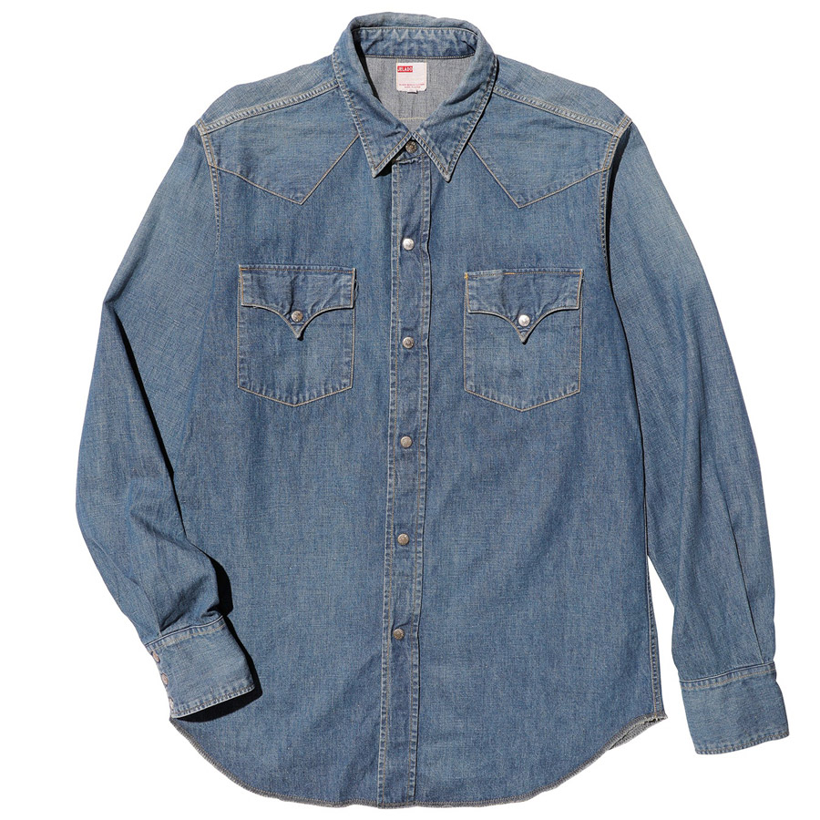 JELADO（ジェラード） シャツ Faded Denim Vaquero Shirt JP21128