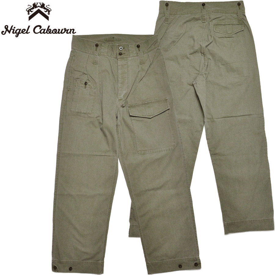 NIGEL CABOURN（ナイジェルケーボン） パンツ ブリティッシュアーミー