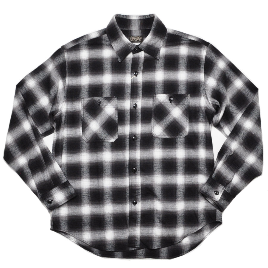 SUGAR CANE シュガーケーン シャツ SC29723 COTTON OMBRE CHECK L/S