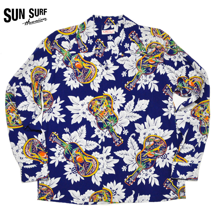 SUN SURF サンサーフ アロハシャツ SS29603 L/S RAYON HAWAIIAN SHIRT