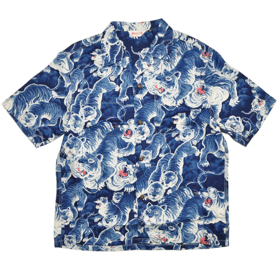 The Flat Head(フラッドヘッド) フラットヘッド リネンシャツ 百虎 The Flat Head(フラッドヘッド) フラットヘッド リネンシャツ 百虎