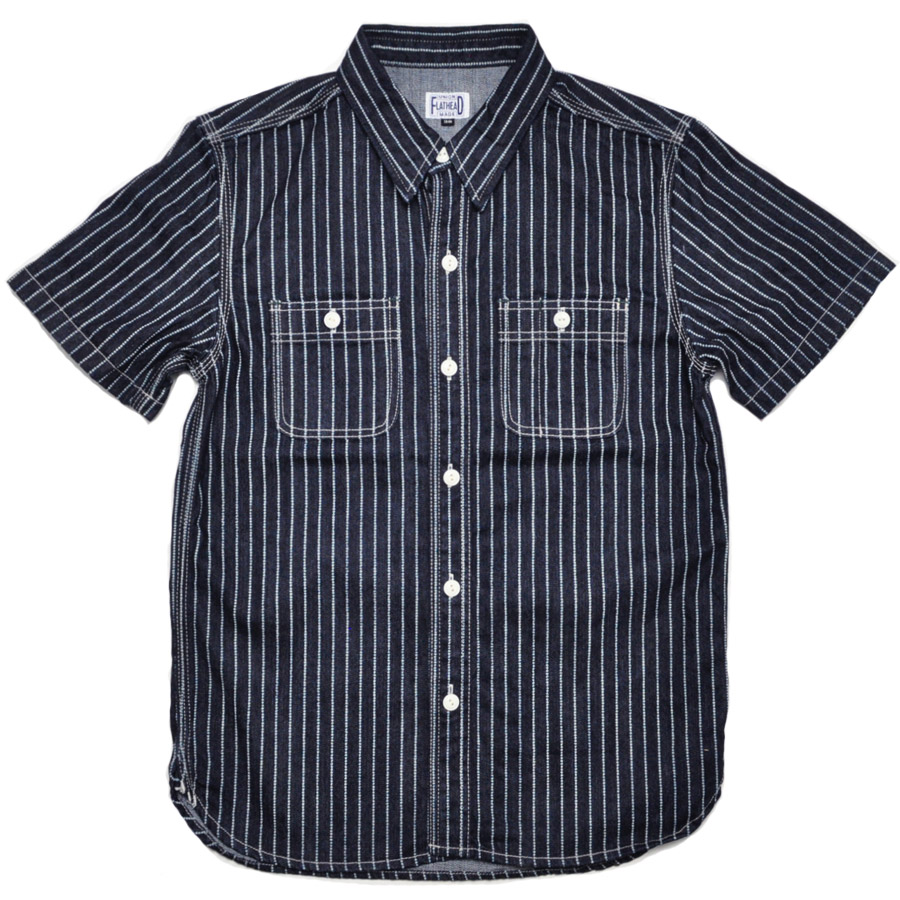 The Flat Head（フラッドヘッド） フラットヘッド シャツ 10oz デニム