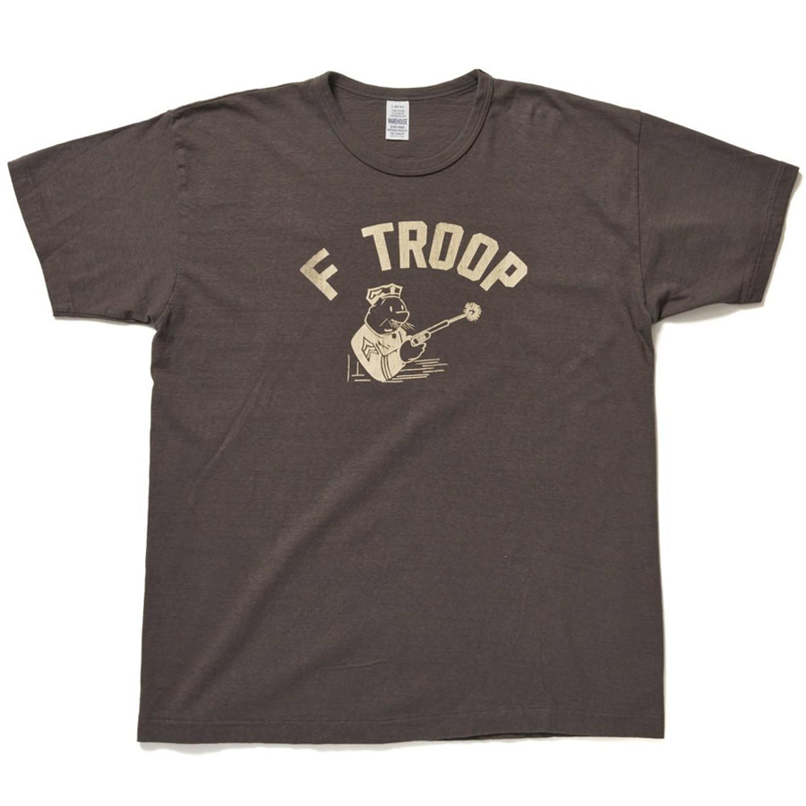 WAREHOUSE（ウエアハウス） Tシャツ Lot 4064 F TROOP セコハン 半袖 