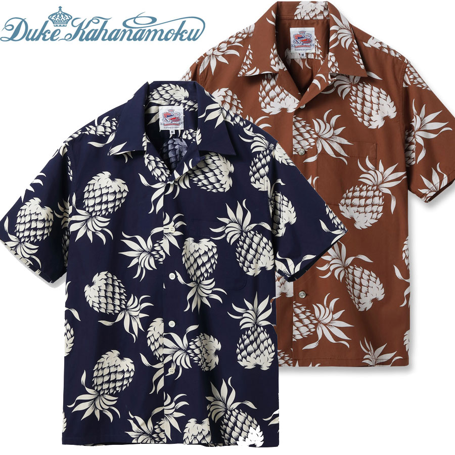 DUKE KAHANAMOKU デュークカハナモク アロハシャツ DK37811 COTTON