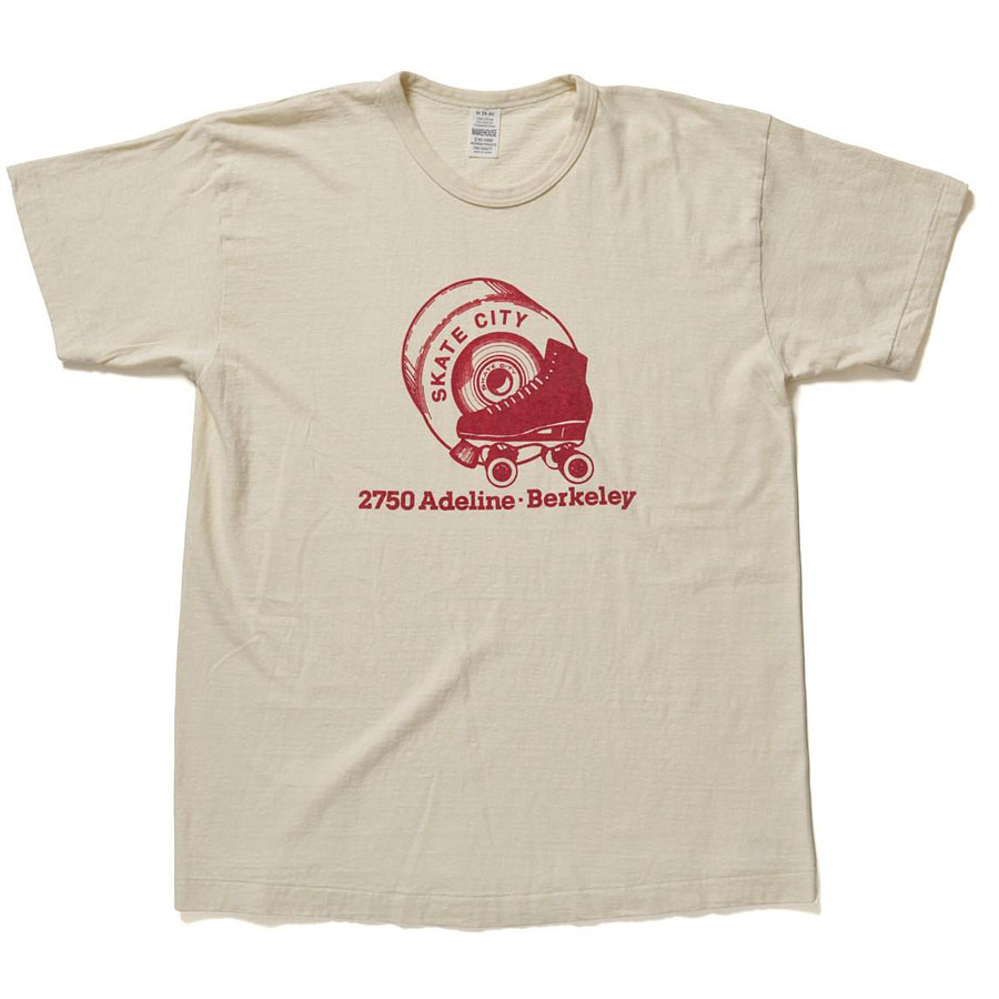 WAREHOUSE（ウエアハウス） Tシャツ Lot 4064 SKATE CITY セコハン