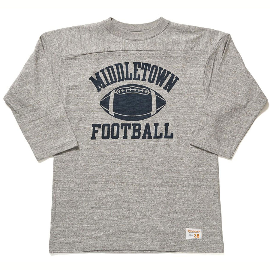 WAREHOUSE（ウエアハウス） Tシャツ Lot 4063 7分袖フットボールT