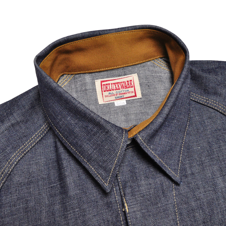 デラックスウエア　デニムシャツ DELUXEWARE（デラックスウエア） デニムシャツ 7640 40s DENIM SHIRT