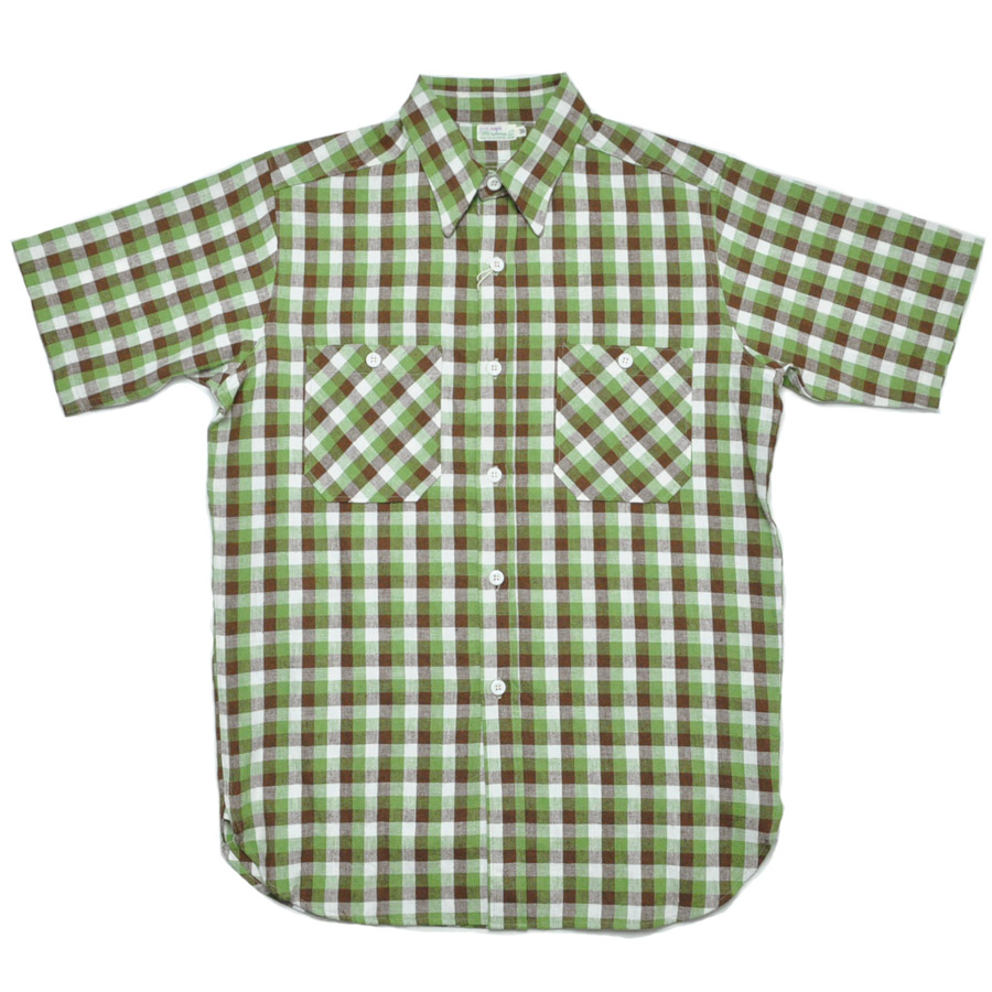 WAREHOUSE（ウエアハウス） シャツ Lot 3056 SHORT SLEEVE CHECK WORK
